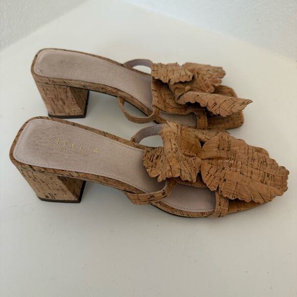 Cecelia Happy Cork Heels - Picture 3 of 7